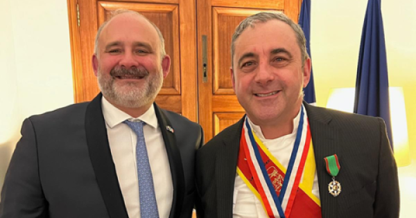 Former Bungendore chef awarded one of France's highest honours