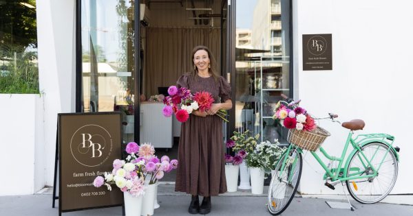 'Think of us as your farmgate stall': rural flower farm sets up shop in Braddon