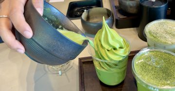 Matcha do about something at Ujin traditional tea house