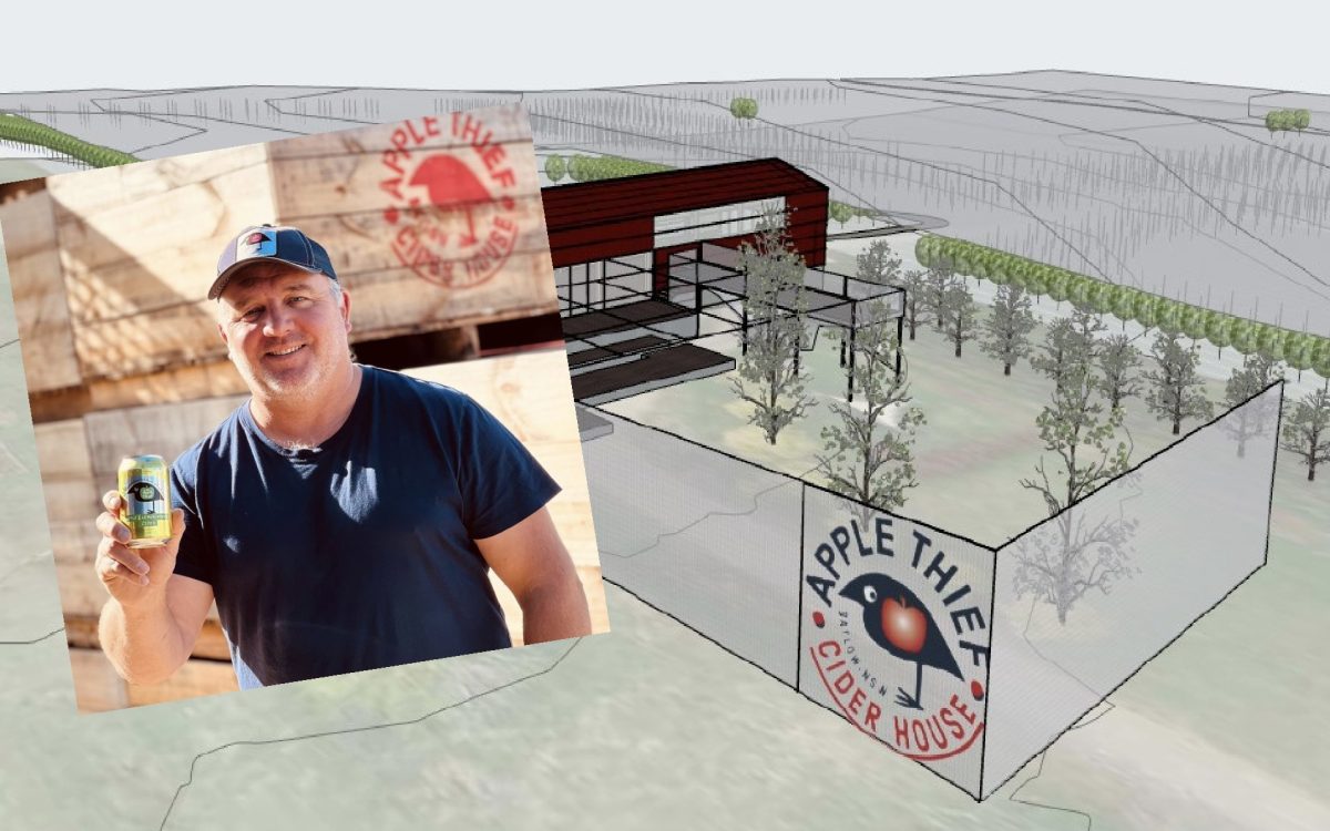 It's been years in the making but Dave Purcell is hoping to open the new Apple Thief Cider House in 2025.